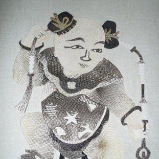 鱼皮画(十)