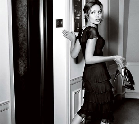 Angelina Jolie Fashion. Angelina Jolie#39;s ad for