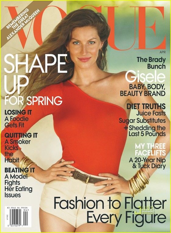 Жизель Бундхен на обложке «VOGUE»