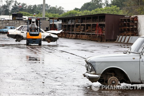 Утилизация автомобилей на предприятии ООО 