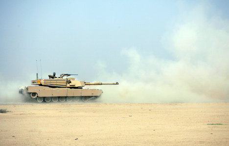 Американский танк M1A1 Abrams в Ираке