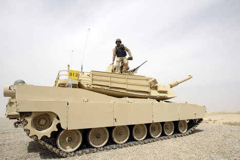 Американский танк M1A1 Abrams в Ираке