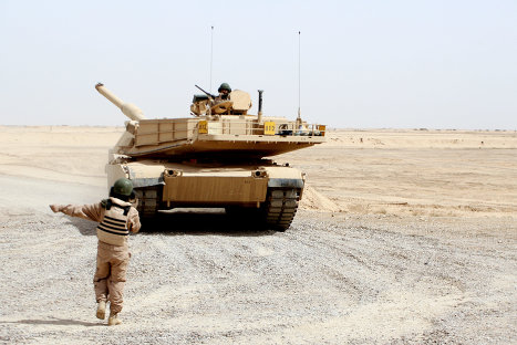 Американский танк M1A1 Abrams в Ираке