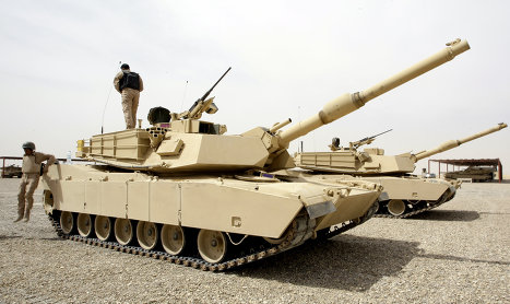 Американский танк M1A1 Abrams в Ираке