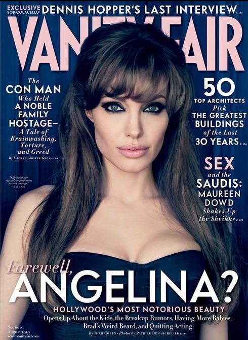 Анджелина Джоли на обложке «Vanity Fair»