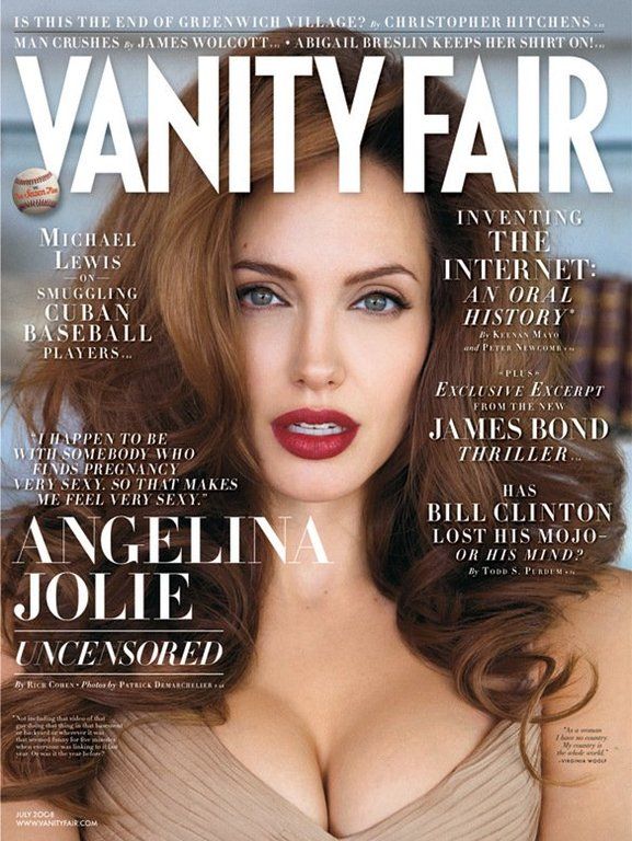 Анджелина Джоли на обложке «Vanity Fair»