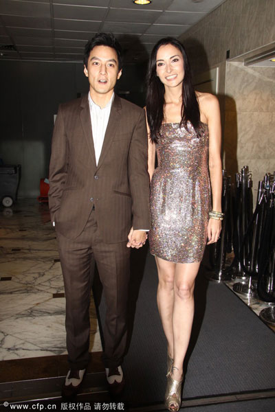 Star couple Daniel Wu and Lisa 