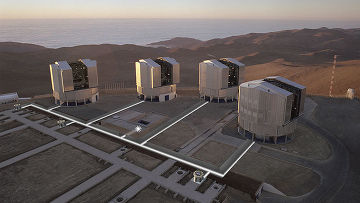 Телескопы VLT - Very Large Telescope