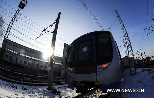 Соответсвующий высочайшим мировым стандартам состав метро сошел с производственной линии в Китае 