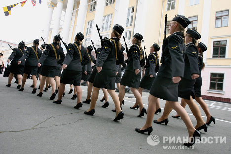 Принятие присяги в Тихоокеанском военно-морском институте