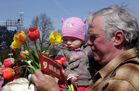 Празднование 9 мая в Риге