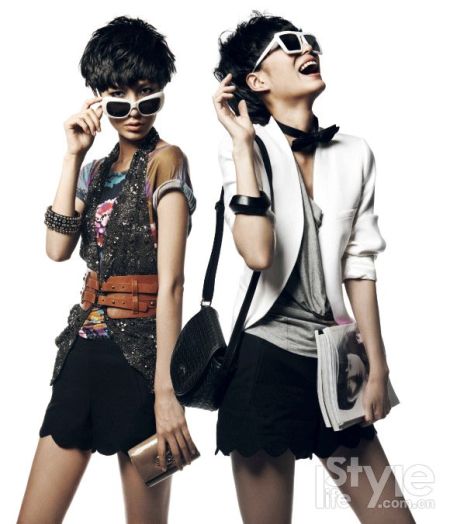 时髦<em>短裤AB</em>计划 帅气前卫装扮引爆潮流-时髦|