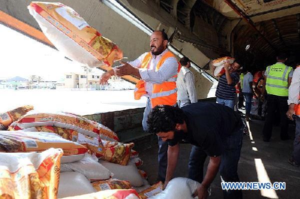 LIBYA-BENGHAZI-CHINESE HUMANITARIAN RELIEF-ARRIVAL