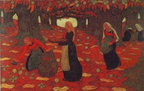  "Осень. Сборщицы орехов" (Georges Lacombe)