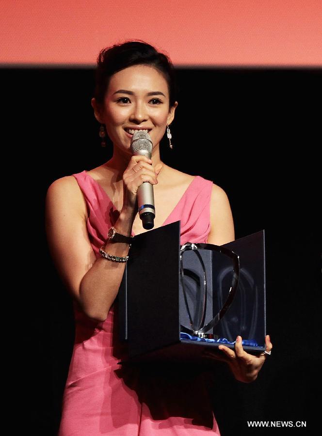 ITALY-ROME-FILM FESTIVAL-ZHANG ZIYI-AWARD