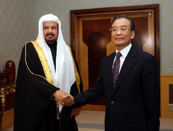 SAUDI ARABIA-CHINA-WEN JIABAO-ABDULLAH-MEETING