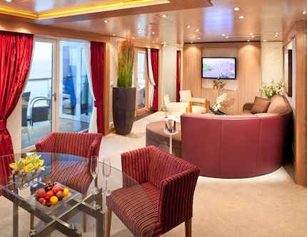 Grand Wintergarden Suites на Seabourn Quest