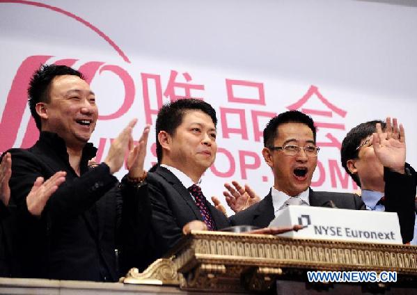 US-CHINA-NYSE-VIPSHOP-IPO