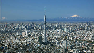 Самая высокая в мире телебашня Tokyo Sky Tree