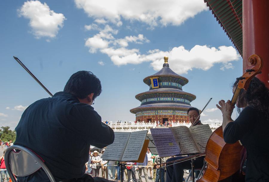 CHINA-BEIJING-PHILADELPHIA ORCHESTRA-TEMPLE OF HEAVEN  (CN)