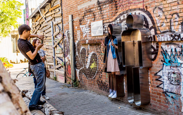 Itineraries by Bespoke Beijing may include visits to modern venues such as the 798 art district, which features art exhibits in an industrial setting, or traditional attractions such as the Great Wall. (Photo Source: China Daily)