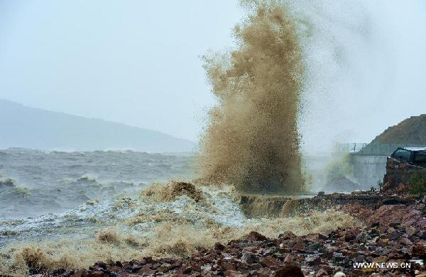 CHINA-FUJIAN-TYPHOON SOULIK-LANDFALL (CN)