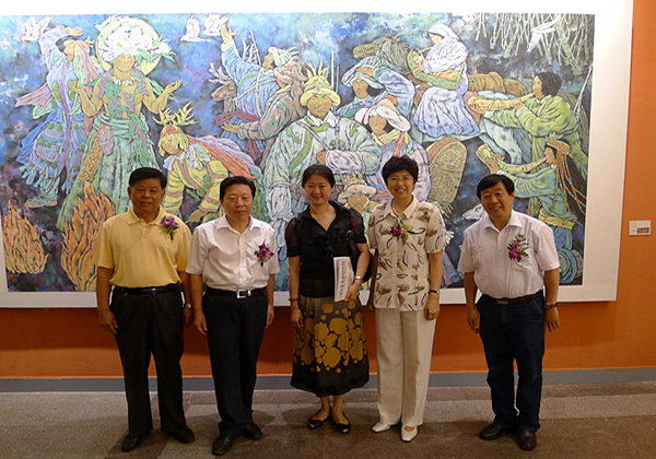 中国文联庆祝建党90年美术作品展 曹香滨作品获高度评价