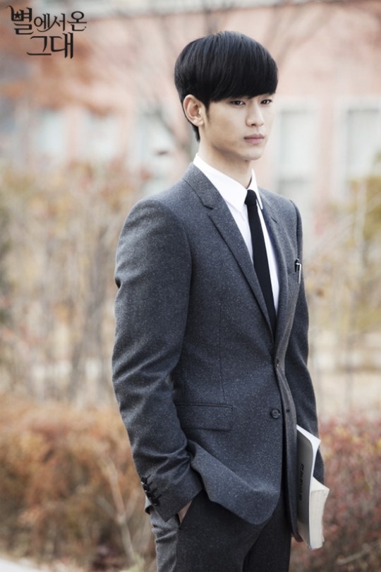 Korean celebrities in suits