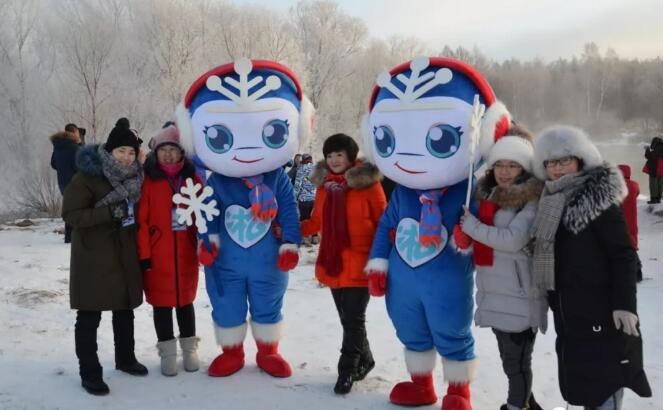 本届雾凇冰雪节吉祥物"雾凇宝宝"