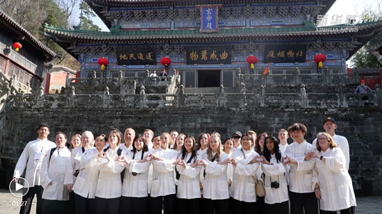 Американские студенты посетили родину китайского боевого искусства 