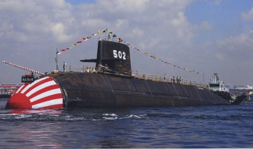 資料写真:日本海自の主力潜水艦 資料写真:日本海自の主力潜水艦