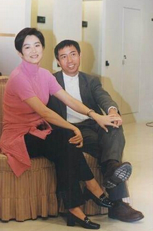 林青霞和老公的照片图片